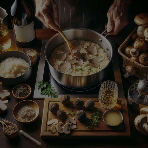 How Can You Create a Luxurious Truffle Risotto with Porcini Mushrooms?