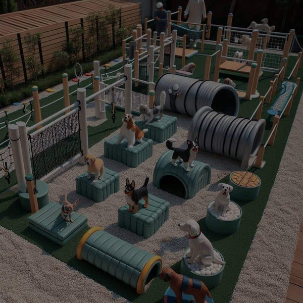 How to Create a Challenging Yet Safe Obstacle Course for Geriatric Dogs?